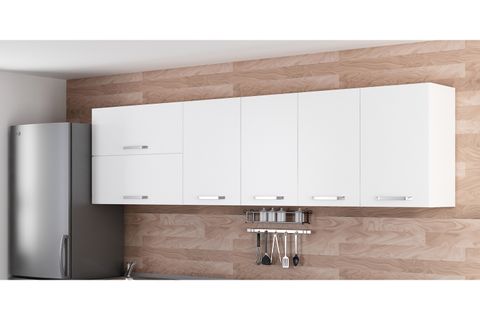 MİNAR 275 CM MUTFAK DOLABI BEYAZ 275-B2-ÜST MODÜL