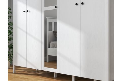 LUMERA GARDIROP, 6 KAPAK GİZLİ ÇEKMECELİ