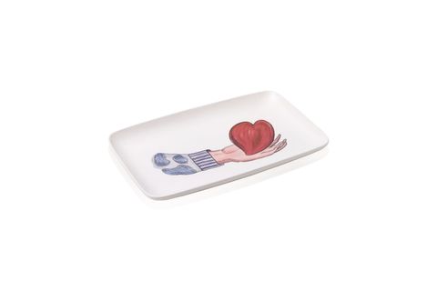 THE MİA LUV DİKDÖRTGEN SERVİS TABAĞI 31X20 CM