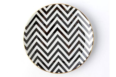 ZİGZAG TABAK SİYAH