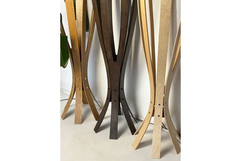 HEDRA İSKANDİNAV TARZI AHŞAP LAMBADER, CEVİZ