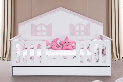 POLİ YAVRULU MONTESSORİ YATAK, PEMBE