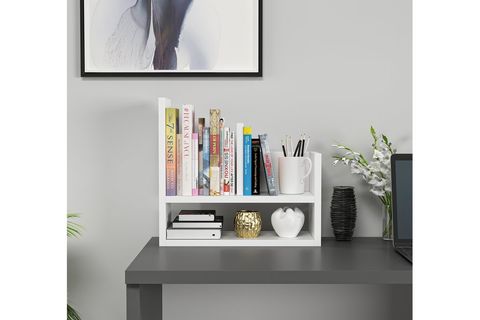 DEKOROSSO CROW MASAÜSTÜ ORGANİZER DUVAR RAFI MONTESSORİ RAF BEYAZ