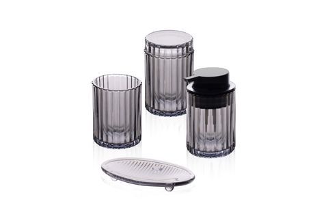 THE MİA VİNKA BANYO SETİ, 4 PARÇA, GRİ, 300 ML