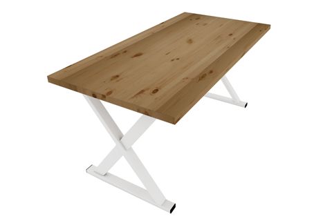 WOODESK BAHAR MASİF YEMEK MASASI, NATURAL RENK, 140X70, CPT7295-140