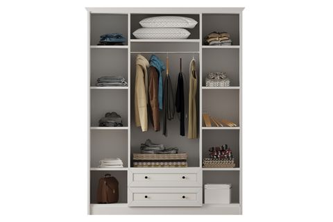RABİ RUMY-S2 COUNTRY GARDIROP, 4 KAPAK 2 ÇEKMECELİ