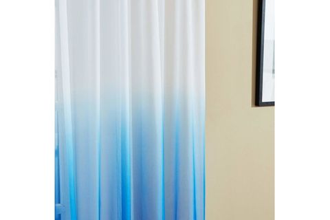 BELLE COSE DEGRADE RENK GEÇİŞLİ MAVİ TÜL PERDE 300X260