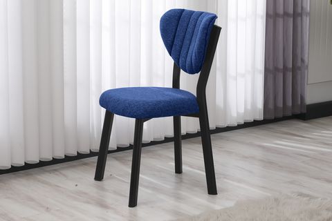 ELİS MUTFAK MASA TAKIMI, 4 SANDALYE, CEVİZ, 110X70 CM, LACİVERT