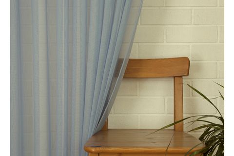 MASSARELLİ PAMUK DOKULU TÜL İNDİGO PİLESİZ 400X260