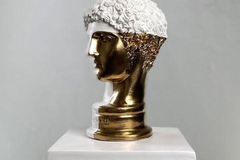 HERMES GOLD MAIL POP ART DEKORATİF ROMA YUNAN HEYKELLERİ