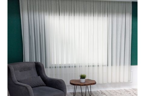 PAYİDAR KETEN DÜZ TÜL PERDE PİLESİZ EKRU 550X260