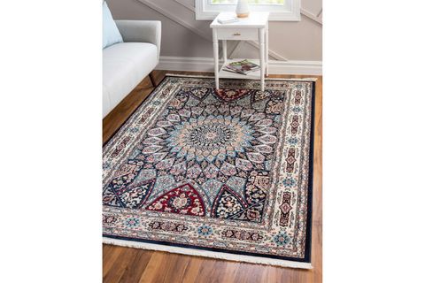 ANGORAHOME ETHNIC MAKİNE HALISI 1531NVY, 275X365