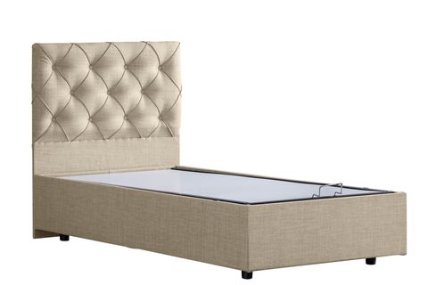 DOLCE BAZA BAŞLIK VE PLUS YATAK SETİ, KREM, 90X200