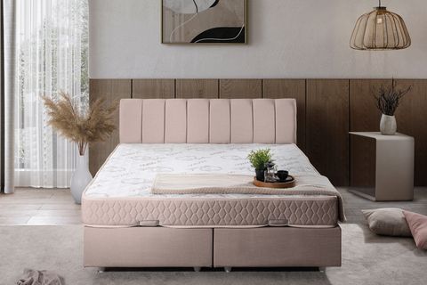 GABBA BAZA BAŞLIK LETTO YATAK SETİ, KAHVERENGİ, 140X190
