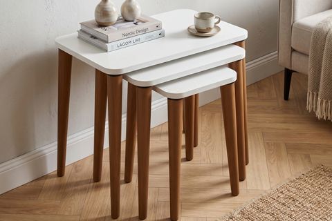 LETTO ZİGON SEHPA, BEYAZ