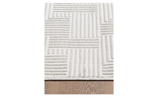 MONO KOLEKSİYONU MODERN SIK DOKUMA SAÇAKLI MAKİNE HALISI, GRİ, 120X250