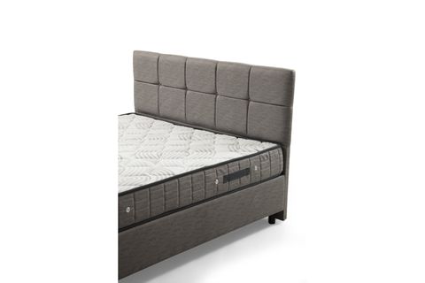 VİTALİA BAZA BAŞLIK VE YATAK SETİ, AÇIK GRİ, 160X200