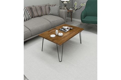 WOODFACE LİNDA ORTA SEHPA, MASİF, CEVİZ