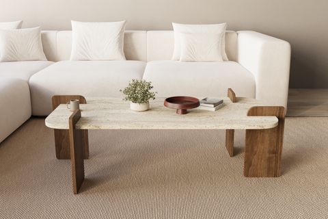 LEAPİRİ ORTA SEHPA MODERN MERMER DESEN