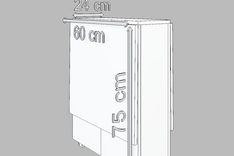 DEKORFİM ULTRA FLAMİNGO PRATİK KATLANIR MASA, BEYAZ, 140X60