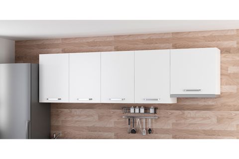 MİNAR 260 CM MUTFAK DOLABI BEYAZ 260-B8-ÜST MODÜL