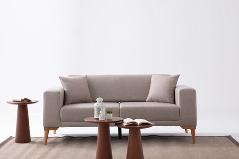 BABİL İKİLİ KANEPE, KREM