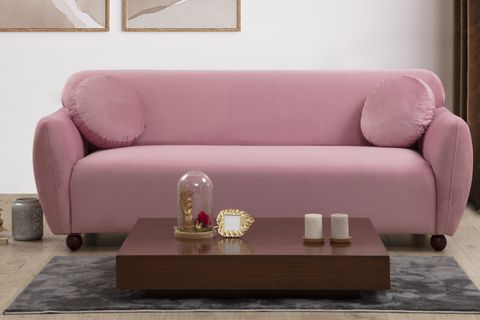 EDDY ÜÇLÜ KOLTUK, PEMBE