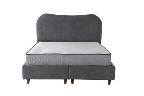 LUNA TREND BAZA VE BAŞLIK SETİ, GRİ, 150X200