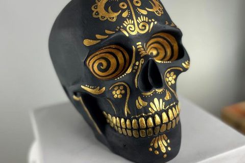 SKULL EL MUERTO POP ART DEKORATİF ROMA YUNAN HEYKELLERİ