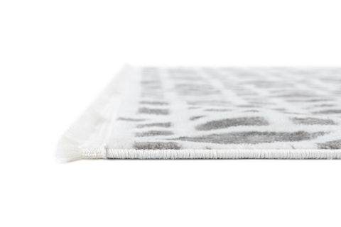 LİFE MAKİNE HALISI 6011, SAÇAKLI, GRİ, 100X200