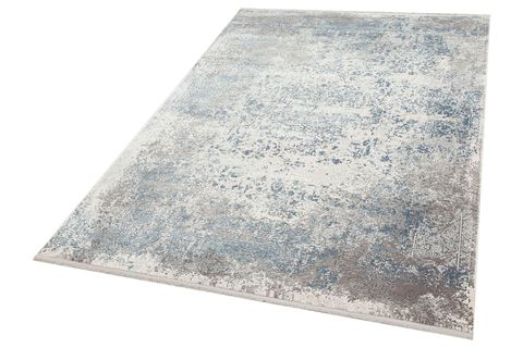 PERGE BAMBU HALI GRİ MAVİ 160X230 CM