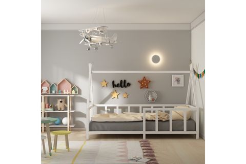 GİVAYO WOOD'S ÇİĞDEM MONTESSORİ KARYOLA, BEYAZ, 90X190