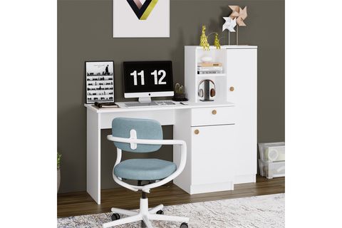 LEYLA ÇALIŞMA MASASI, BEYAZ