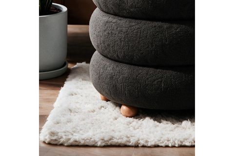 OTTAVİA PUF, SANDIKLI KOYU GRİ