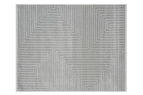 ZEN KOLEKSİYONU BAMBU DOKULU MAKİNE HALISI, GRİ, 100X150, 0597A