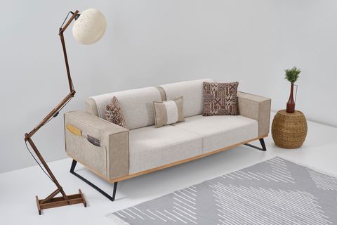 LOFT ÜÇLÜ KOLTUK, KREM