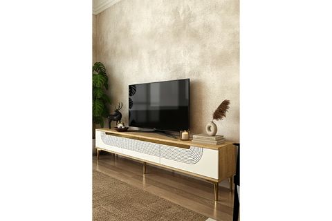 MEYRA TV SEHPASI, SAFİRMEŞE BEYAZ GOLD, 180 CM, TSA1805DBG