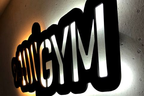 %100 GYM V1LED IŞIKLI TABLO