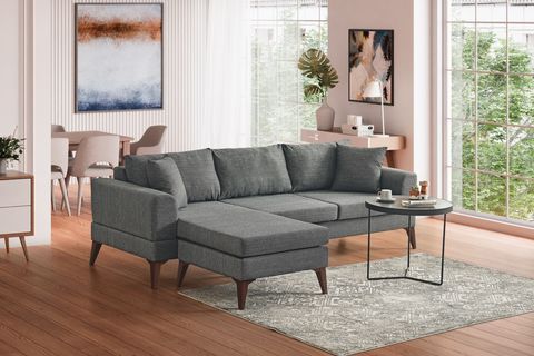 LİNO MODÜLER KÖŞE KOLTUK, KÜL GRİ