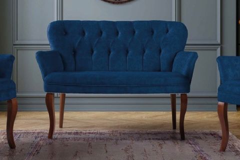 HOMERAY KOLLU MODEL 2+1+1 ÇAY SETİ KOLTUK TAKIMI LACİVERT