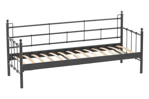 LALAS METAL SOFA SEDİR ÜÇLÜ KOLTUK, FÜME, 70X200