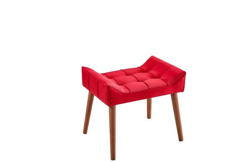 TUBİHOME NEW COOL PUF, KIRMIZI