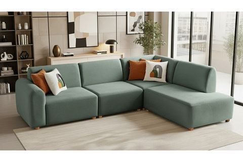 BRUSSELS SAĞ KÖŞE KOLTUK, SU YEŞİLİ