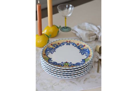THE MİA LİMONCELLO SERVİS TABAĞI 6LI SET 26 CM