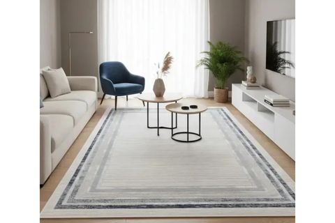 MERİNOS HALI DİYEZ MODERN DOKULU AKRİLİK HALI, MAVİ, 80X300, 34930 030