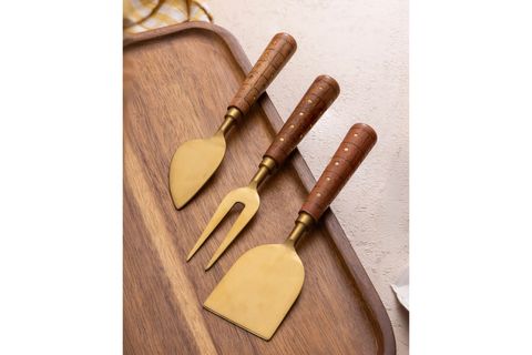 THE MİA WOOD PEYNİR SERVİS TAKIMI 3 PARÇA