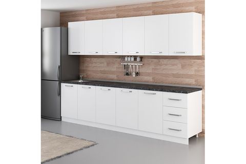 MİNAR FELİX 295 CM MUTFAK DOLABI BEYAZ 295-B2