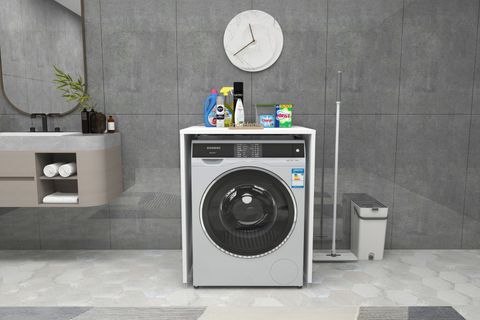 ARİN SOLO ÇAMAŞIR MAKİNESİ DOLABI, MAT BEYAZ, 89X65 CM