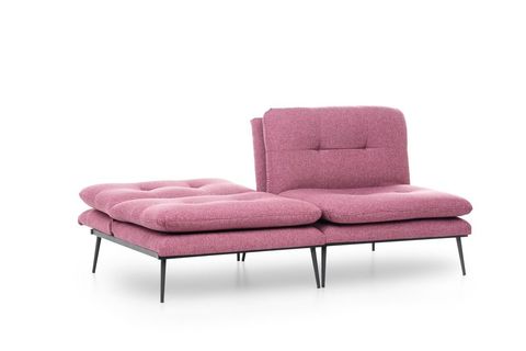 FUTON MARTİN ÜÇLÜ KANEPE, PEMBE