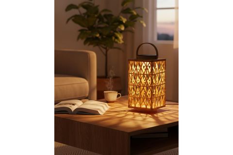ÖZCAN AYDINLATMA SOLAR İÇ MEKAN MASA LAMBASI D19XH37CM, 4457S-13